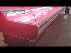 Meat / Chicken Deli Display Refrigerator Compressor Fan Cooling For Convenience Shop