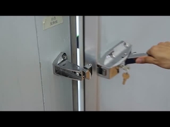 ثلاجة عرض تحميل خلفي للتبريد مع سماكة لوحة الأبواب الزجاجية 75 مم