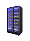 Fashion Bar Hotel Refrigerator النبيذ برودة الثلاجة Multideck Glass Door