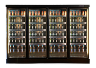 فاخر Multideck Chiller Beer Fridge Liquor Display Cabinet لشريط الحانة