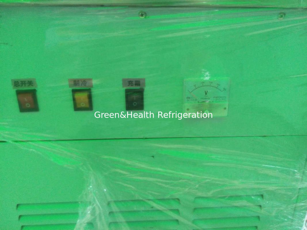 آلة آيس كريم مقلي سريعة التجمد بقدرة 1.5 كيلو واط مع هيكل من الفولاذ المقاوم للصدأ 201