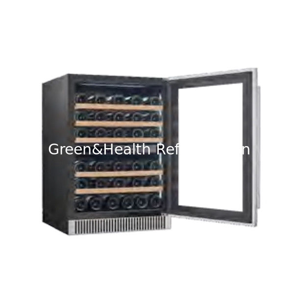 شهادة ETL توفير مساحة منطقة مزدوجة ثلاجة الثلاجة من الفولاذ المقاوم للصدأ لتخزين النبيذ والبيرة