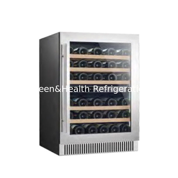 شهادة ETL توفير مساحة منطقة مزدوجة ثلاجة الثلاجة من الفولاذ المقاوم للصدأ لتخزين النبيذ والبيرة