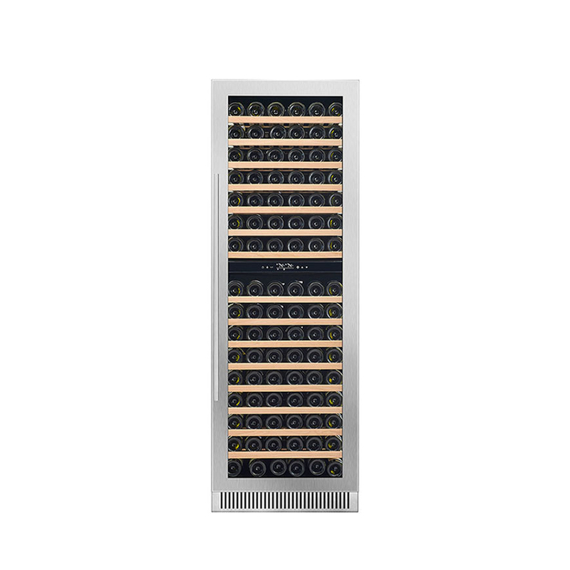 185 زجاجات شرب النبيذ العرض البارد منطقة مزدوجة الباب الزجاجي الكهربائي نموذج LD-185D