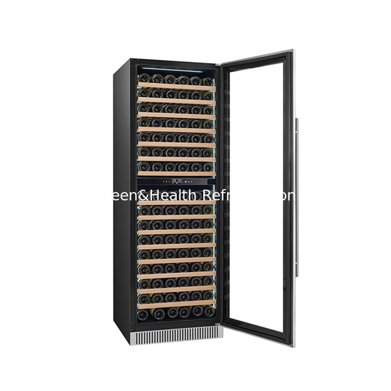 شهادة ETL مزدوجة المنطقة الكهربائية 60 زجاجة من تبريد النبيذ لتخزين النبيذ والحفاظ عليه