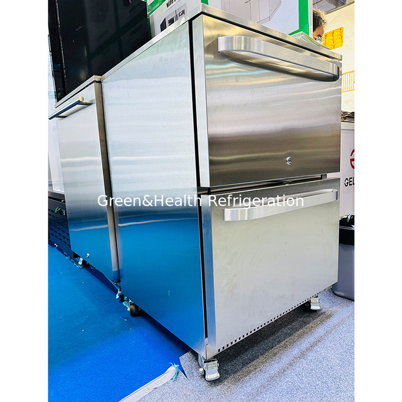 شهادة ETL 900L 100علبة ثلاجة مشروبات كاملة الباب الزجاجية ثلاجة الخارجية