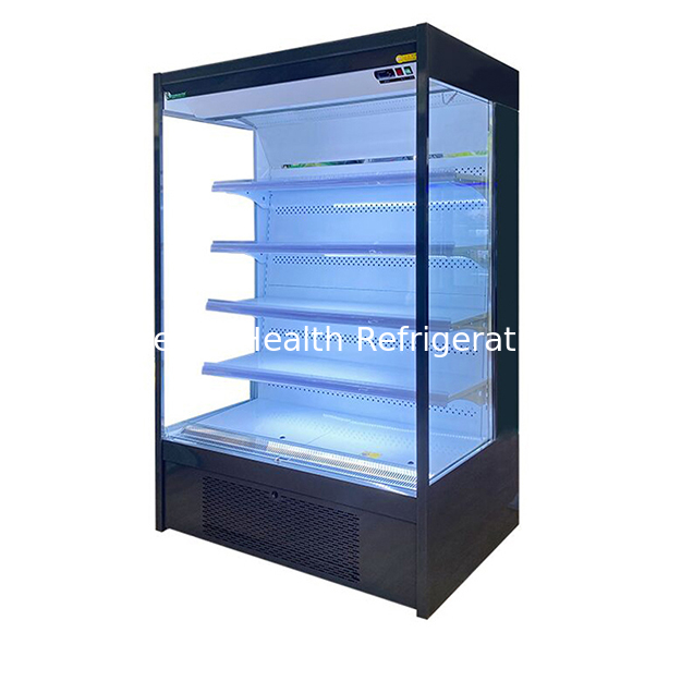 الثلاجات ذات الطراز المفتوح لتخزين / عرض الفواكه / الخضروات في المتاجر المريحة