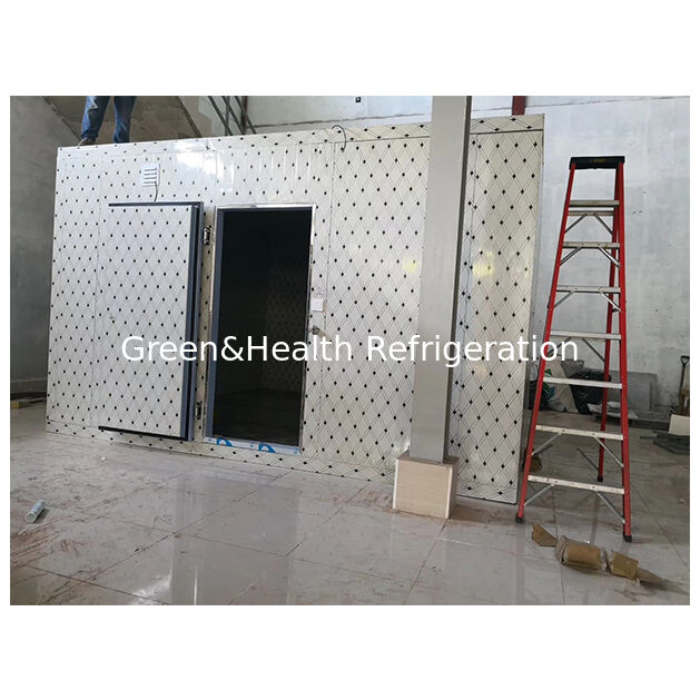 غرفة تخزين باردة مخصصة من رغوة البولي يوريثان الصلبة مع التحكم الرقمي في درجة الحرارة الإلكترونية والإزالة الكهربائية التلقائية