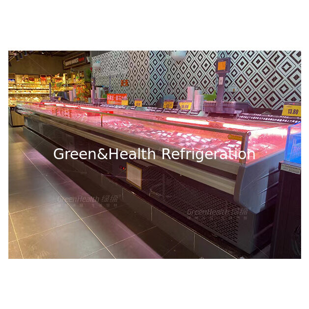 مُصنع ضواغط مُستوردة مُدمجة، بيع مباشر من المصنع، فريزر لحوم طازجة شبه مفتوح مُبرد