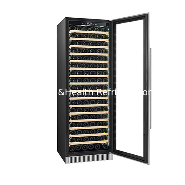 شهادة ETL 185 زجاجة منطقة درجة حرارة واحدة عصرية النبيذ الأحمر الراقي المبرد المظهر المجمد