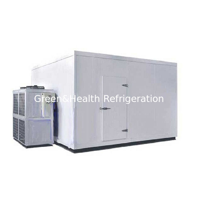 سوبر ماركت على نطاق تجاري كبير لتخزين المنتجات الغذائية في غرفة تبريد مجمدة