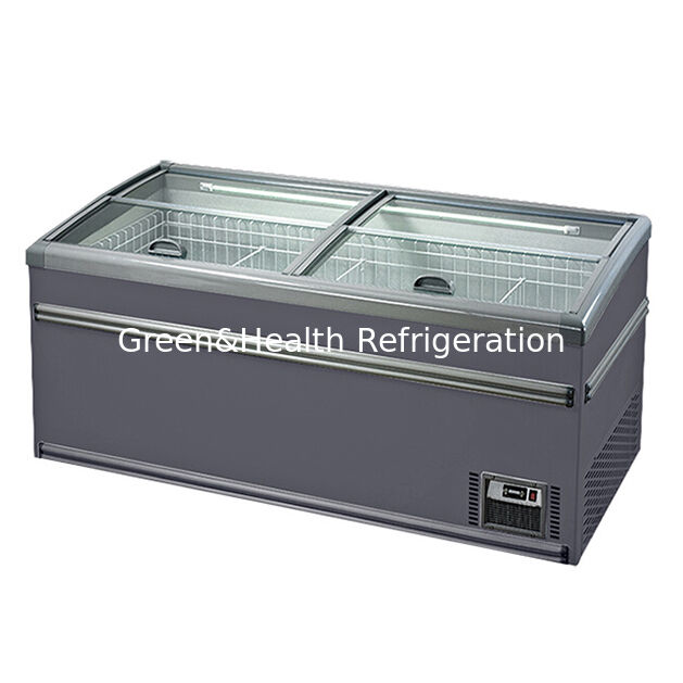 نوع التخزين فريزر عميق تجاري تخزين سلع على نطاق واسع فريزر جزيرة