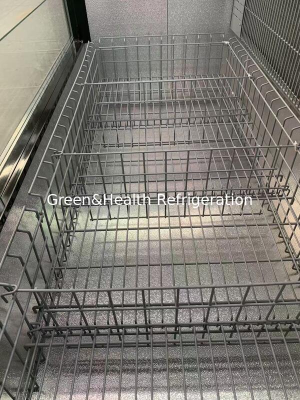 سعر المصنع المباشر المجمّد مع شاشات زجاجية كبيرة ومضغّط سيكوب