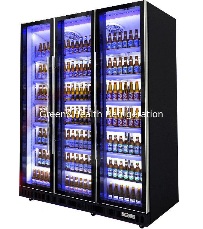 Fashion Bar Hotel Refrigerator النبيذ برودة الثلاجة Multideck Glass Door