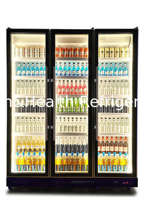 LED بارد ضوء البيرة المشروبات الكحولية عرض الثلاجة لثلاثة ألوان التجارية