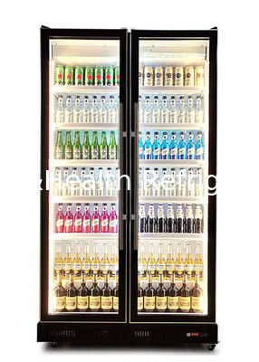 ثلاجة عرض مشروبات باردة خفيفة فاخرة ، ثلاجة عرض 2 أو 3 أبواب