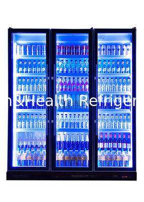 3 أبواب زجاجية فاخرة مخصصة ثلاجة مشروبات باردة للطاقة