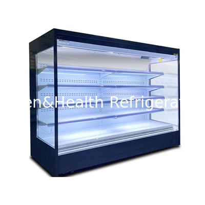 مبردات سطح مفتوحة تجارية كبيرة منتصبة لمشروبات الفواكه