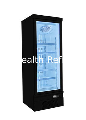-18 ~ -22 مجمدات عمودية تجارية ذات باب زجاجي لإضاءة LED للمطعم