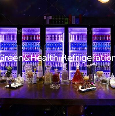 مبرد عرض تجاري بباب سوينغ انتعاش تلقائي لمشروبات الكولا