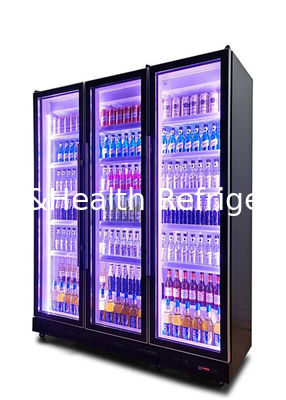 R404a Commerce Beer Chiller Cabinets العرض العمودي للثلاجة للمشروبات