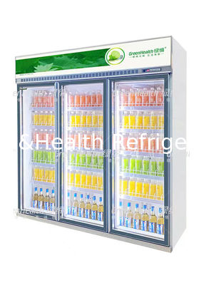 مبرد عرض تجاري 2/3 باب مع ضاغط عاكس 1008 لتر