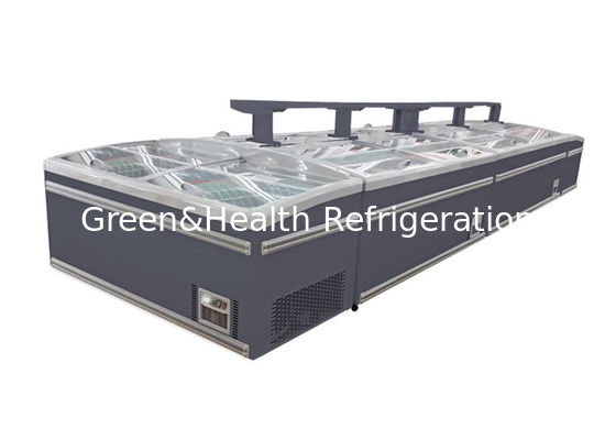 2.5 متر طول عرض ثلاجة عرض الآيس كريم التجارية