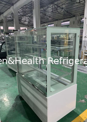 3 طبقات زجاج مخبز كعكة متجر عرض عرض الفريزر للخبز