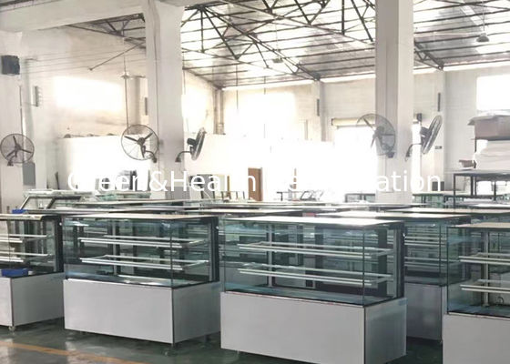 تخصيص لون كعكة عرض مبرد R134a ثلاجة عرض مبردة