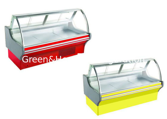 R404a الباردة Deli Case المأكولات البحرية معدات التبريد معرض اللحوم لتقديم الطعام