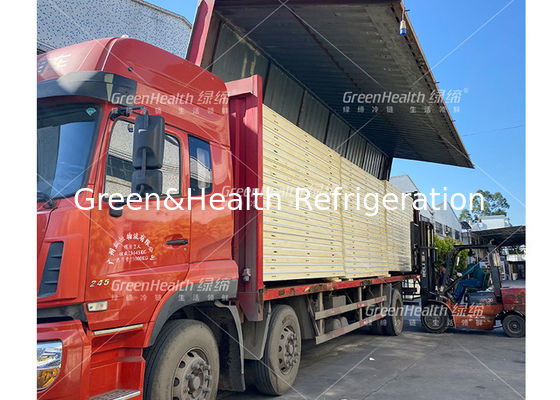 أوتوماتيكي إزالة الثلج المجمد غرفة باردة لللحوم لحم الخروف الجمبرى تخزين المشي في بارد