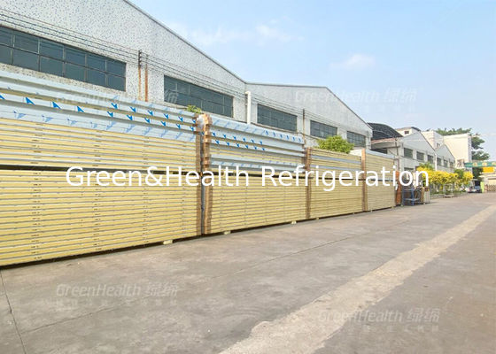 لوحة ساندوتش البولي يوريثان غرفة تخزين باردة للأرضية والجدار