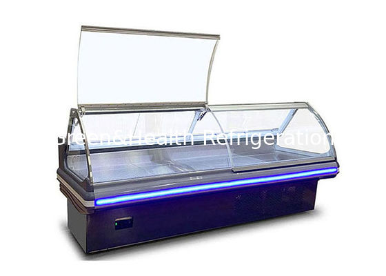 R290 العرض التجاري ديلري عرض حالة التبريد المعدات الثلاجة الثلاجة للجزار