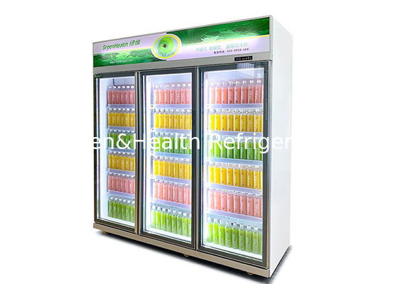 عدة بوابات زجاجية الميزانية المثبتة المبردة العرض الخزانة الصدر المجمد 738L