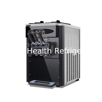 3 نكهة الأرضية الوقوف 304 الفولاذ المقاوم للصدأ الآلات صنع الآيس كريم