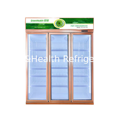 R134a المروحة التبريد التجاري العرض الثلاجة مشروب التبريد