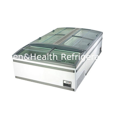 CE ROHS العرض التجاري الثلاجة السوبر ماركت ثلاجة الباب الزجاجي المنحني