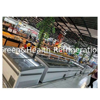 التجاري المجمد الأفقي / كرات اللحم التخزين العرضية جزيرة المجلس المجمد