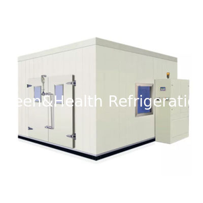 نظام تبريد ضاغط غرفة تخزين باردة المشي في الثلاجة مع لوحة الأرض