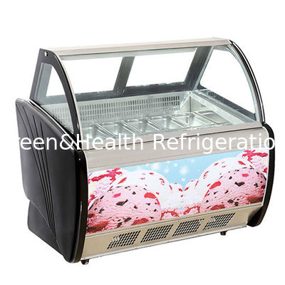 متجر / متجر التجاري متعدد الأطباق المثلجات التخزين المبرد عرض التجميد