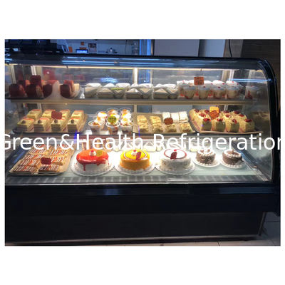 Built In Compressor Right Angle Three Layer Cake Refrigerated Storage Display Freezer