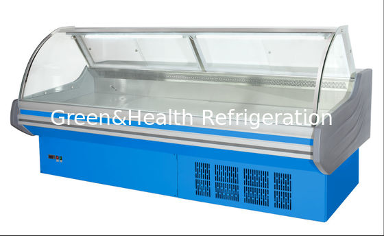 أوروبا نمط اللحوم عرض الثلاجة للتخصيص ديلي برودة حالة الغذاء