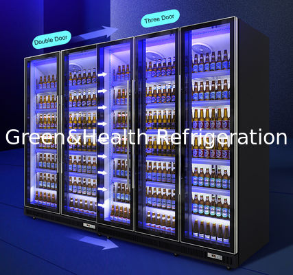 تذويب السيارات التجميد التجاري مع عجلة بيبسي / الحليب / البيرة مع باب زجاجي