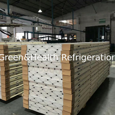 بو ساندويتش لوحة للغرفة الباردة تبدو الأخشاب لوحات التبريد Camlock لوحة PU