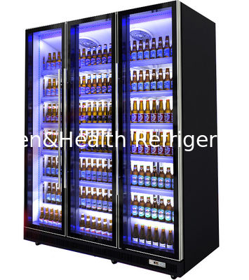 Fashion Bar Hotel Refrigerator النبيذ برودة الثلاجة Multideck Glass Door