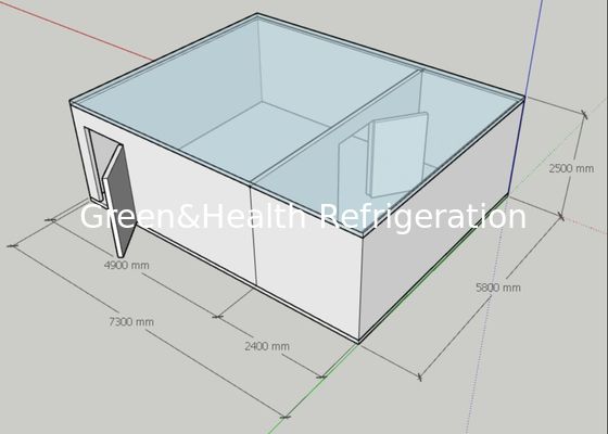 غرفة التبريد صناعة التبريد والتجميد مع وحدة التكثيف